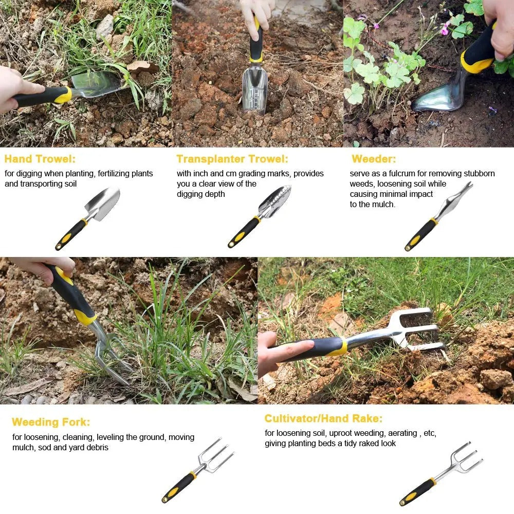 Hand Trowel, Rake, Cultivator, Weeder Tools